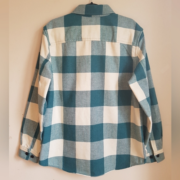 H&M THICK FLANNEL BUTTON UP SHIRT - Picture 2 of 2